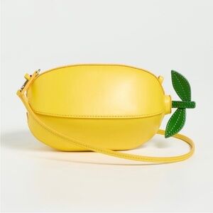 BRAND NEW STAUD Limona Leather Novelty Crossbody Bag